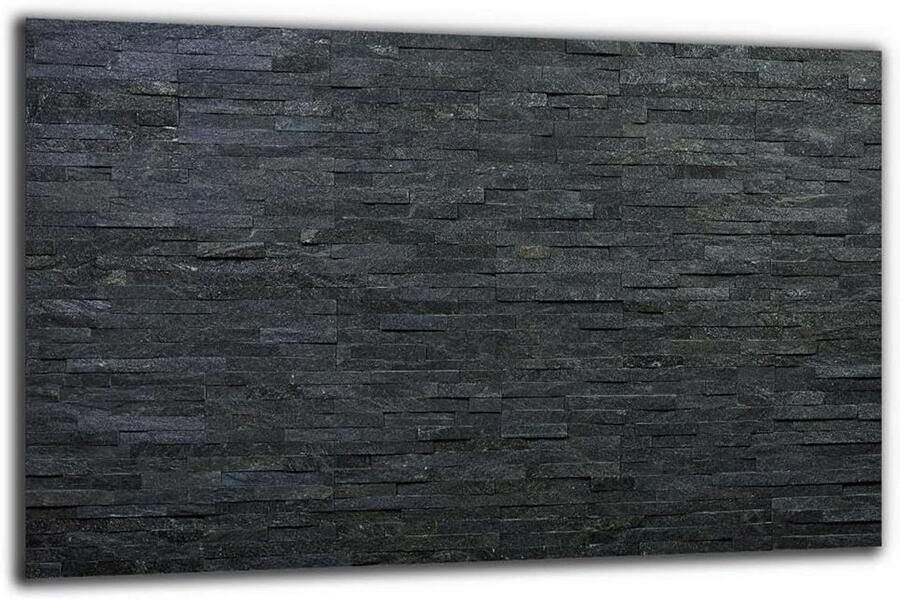 Afdekplaat Kookplaat Werkblad Beschermer Keuken Werkruimte Veiligheidsglas 4mm 80 x 52 cm Leisteen