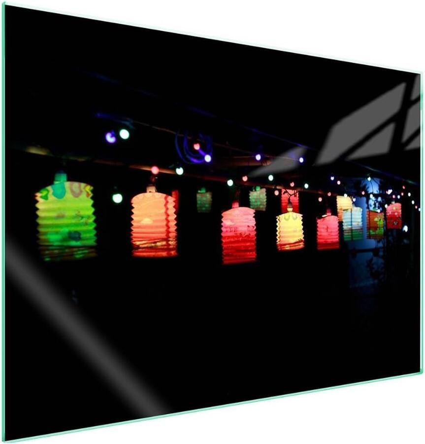 Afdekplaat Kookplaat Werkbladbeschermer Glas Keuken Beschermen Gehard Glas 70x52 cm Veelkleurig