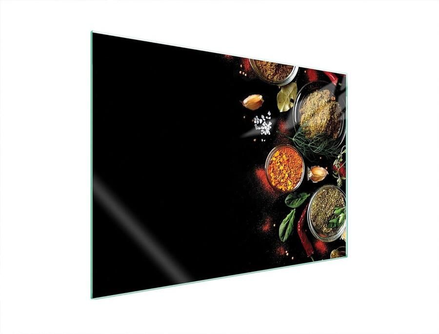 Afdekplaat voor fornuis 70 x 52 cm Keramische en inductie kookplaat bescherming spatbescherming en decoratieve snijplank