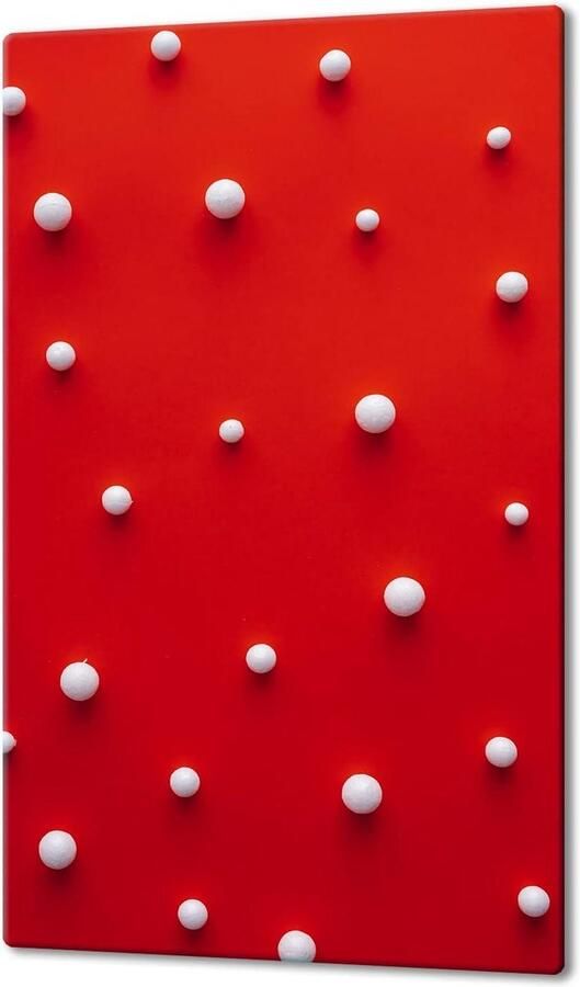 Afdekplaat voor fornuis Kookplaat beschermer Keuken beschermen Gehard glas 30 x 52 cm Rood