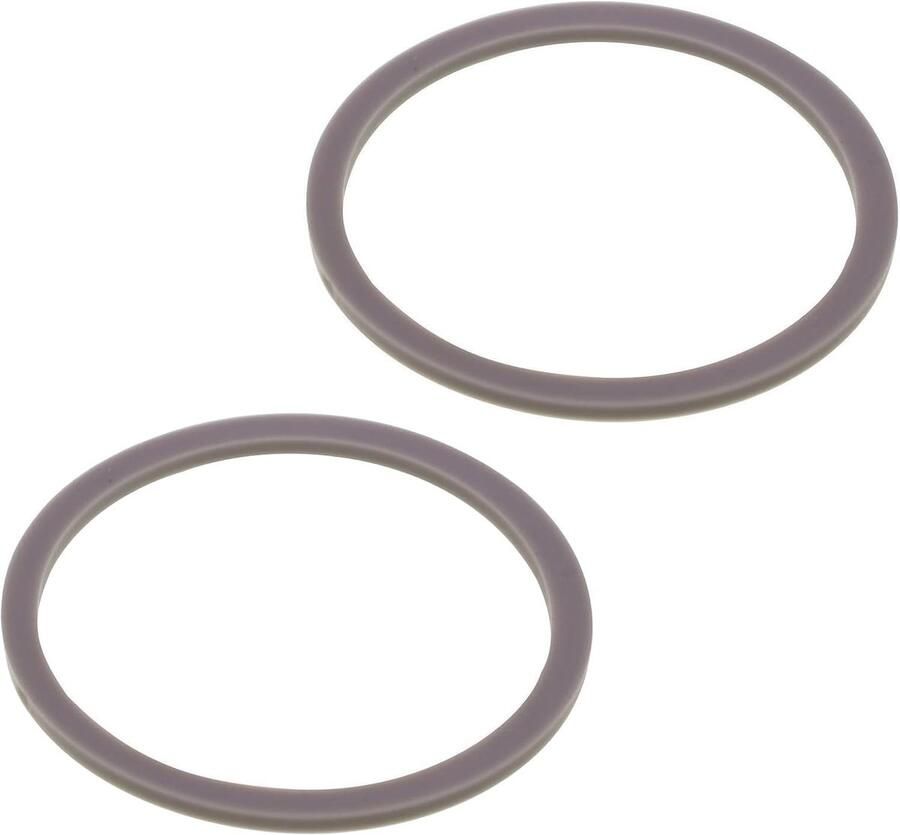 Afdichtingen Fles Reserveonderdelen Mixers Smoothies Maken Set van Twee 7 x 7 x 0.5 cm Transparant - Foto 1