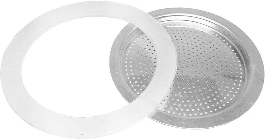 Afdichtingen Koffiezetapparaat Filterringen Rubberen Sluitringen Verse Koffie Maken Set van 3 stuks 12 kopjes Zwart