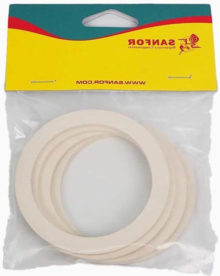 Afdichtingen Koffiezetapparaat Rubberringen Koffiemaker Koffiekwaliteit Verbeteren Set van 4 stuks 92 mm Buitendiameter Wit