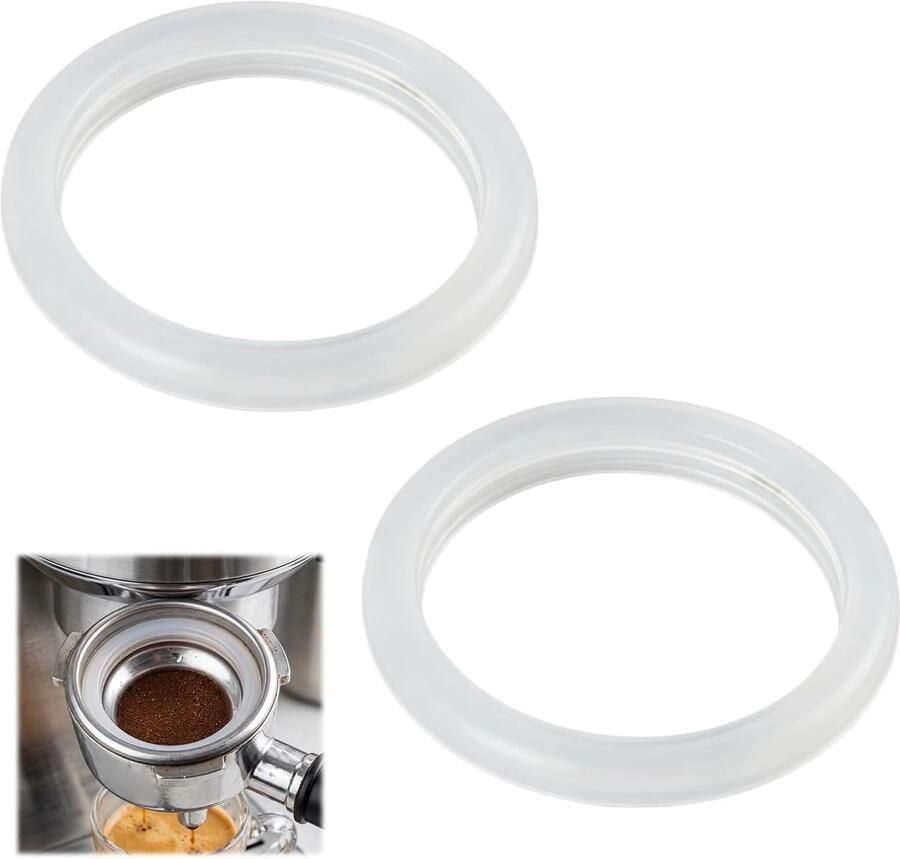 Afdichtingen voor koffiezetapparaat IDØ47 mm voedselveilige siliconen voorkomt lekkage en behoudt koffiesmaak ShopVlot