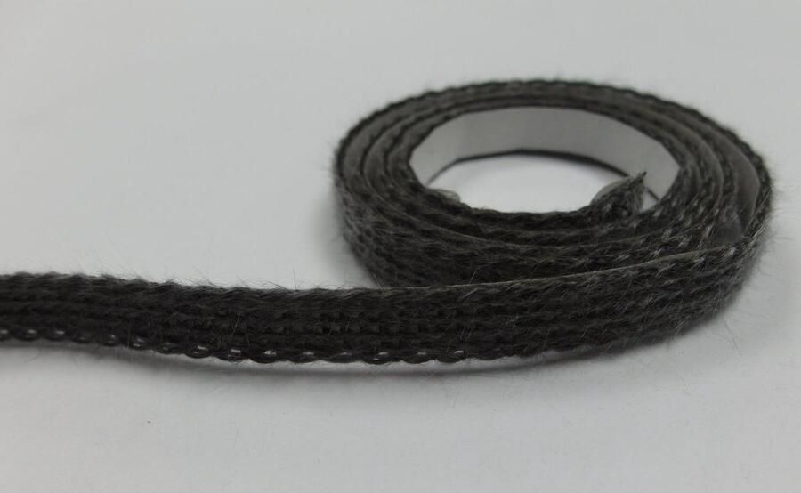 Afdichtingskoord Kachel Zelfklevende band Oven reparatie Eenvoudige montage 25x2mm Zwart