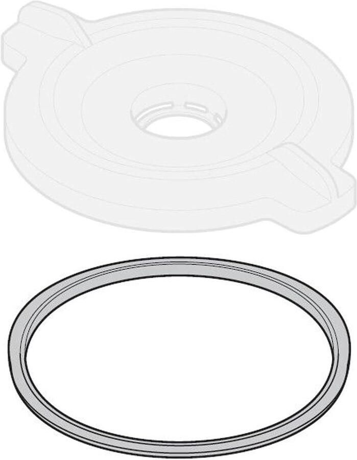 Afdichtingsring Mengkom Dekselring Keukenmachine Veilig Koken Perfecte Pasvorm 2.54 cm Transparant