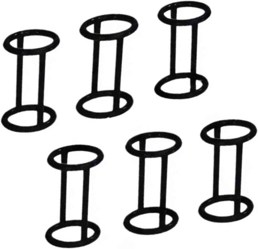 Afdichtingsset Ijsmachine O-ring Klepsteel Ijsmachine Onderhoud Lekvrije Componenten 6-delig H-type Transparant