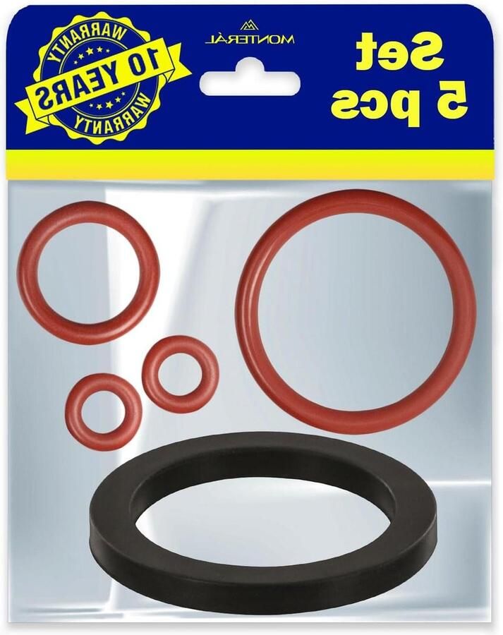 Afdichtingsset Koffiemachine Ringenset Koffiezetapparaat Reparatie Voedselveilig Rubber 85 mm Zwart