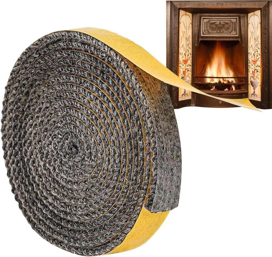 Afdichtingstape Hittebestendige tape Oven reparatie Hoge temperatuur weerstand 2 meter Zwart