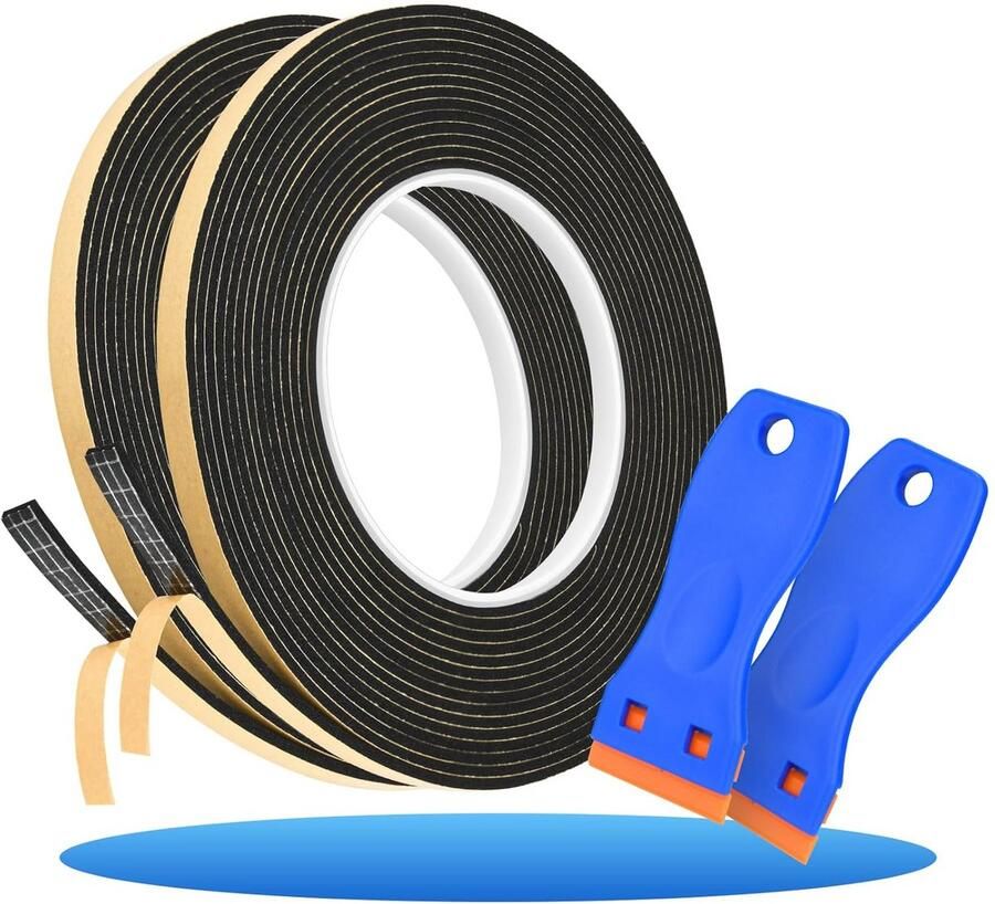 Afdichtingstape voor Kookplaat 10 m 2 Stuks 7 mm x 2 mm