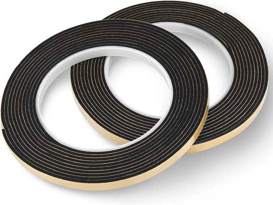 Afdichtingstape voor kookplaat 3 m 2 stuks 7 mm x 2 mm Montageband voor keramische kookplaat