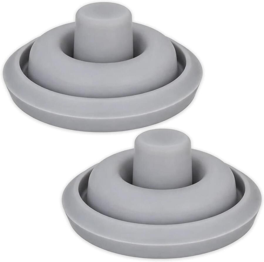 Afdichtring Snelkookpan Kooksignaal Ring Veilig Koken Geïntegreerd Kooksignaal Ø 18 & 22 cm Grijs