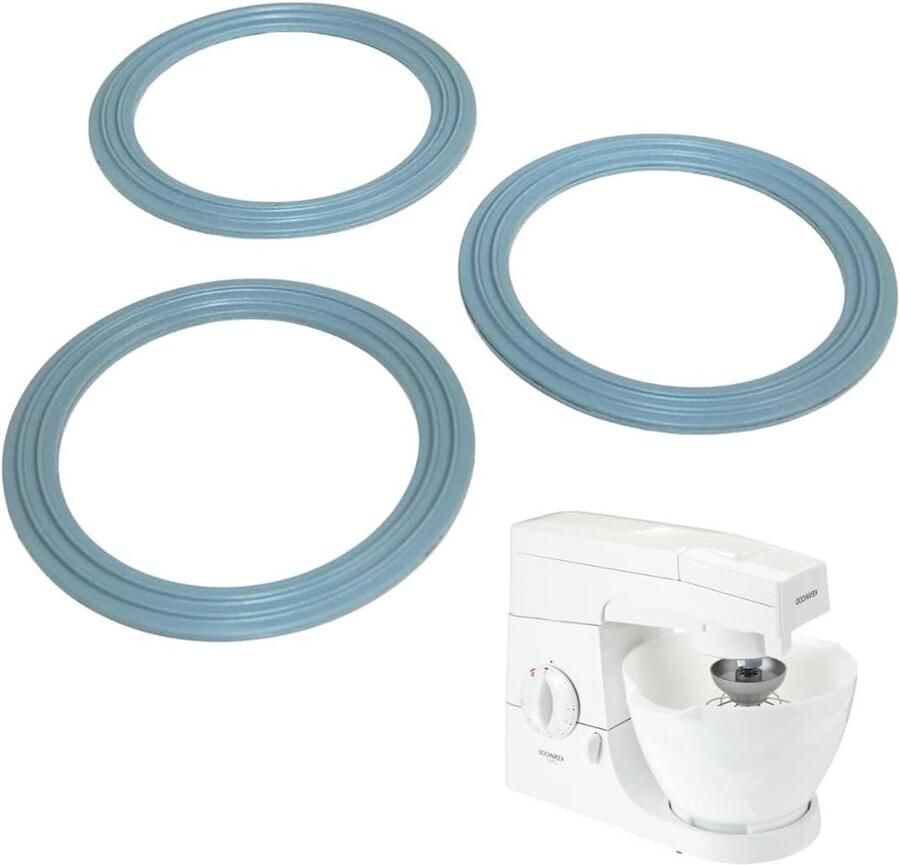 Afdichtringen Mixer Pakking Set Blender Reparatie Specifiek Ontwerp 3 stuks Zwart
