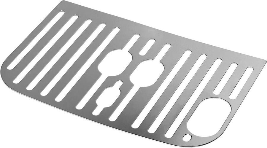 Afdruipplaat Koffiemachine Lekbakje Onderdeel Koffiezetapparaat Onderhoud Specifiek Model Pasvorm 22 x 14 x 1 cm Aluminium