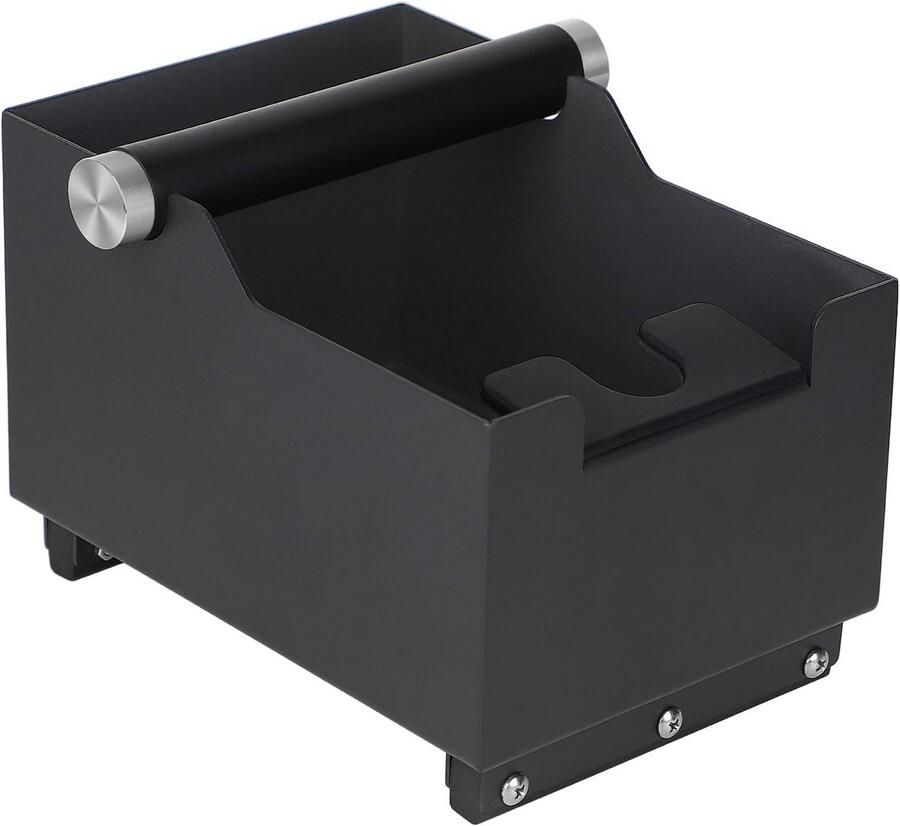 Afklopcontainer met afklopstang en geïntegreerd tamperstation 20 cm x 14 5 cm Koffiedik afslaghouder voor espresso