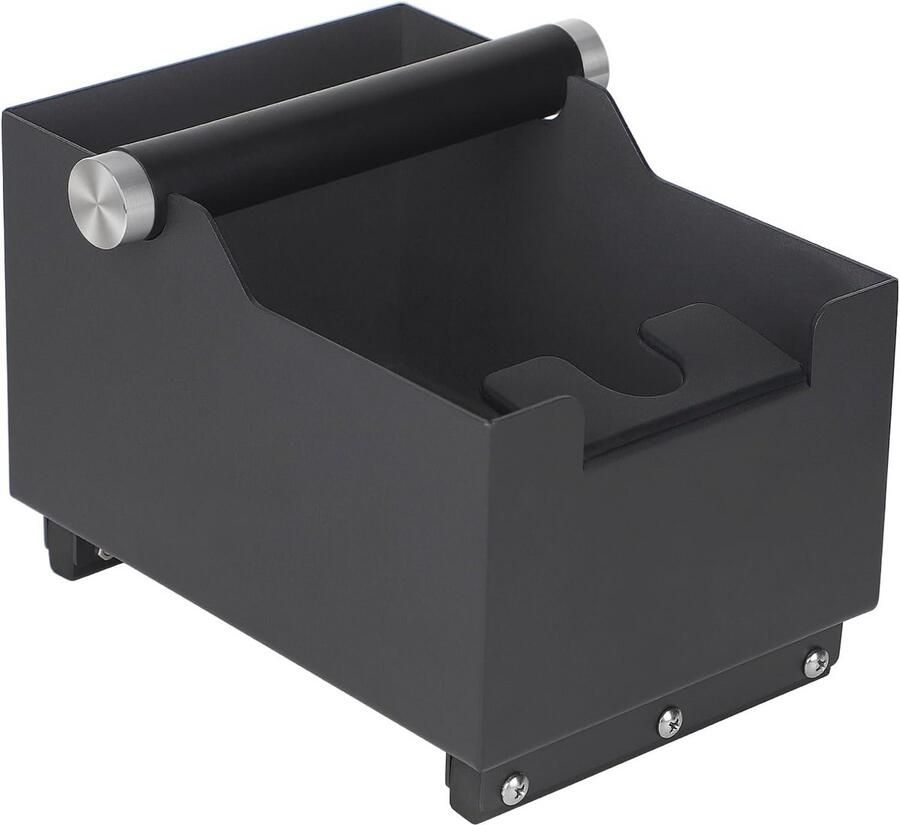 Afklopcontainer met afklopstang en geïntegreerd tamperstation 20 cm x 14 5 cm Koffiedik afslaghouder voor espresso