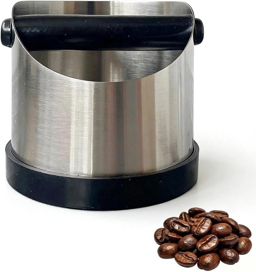 Afklopcontainer voor koffiezetapparaten geluidsabsorberende espresso knock box ideaal voor keuken en café (1 15 l)