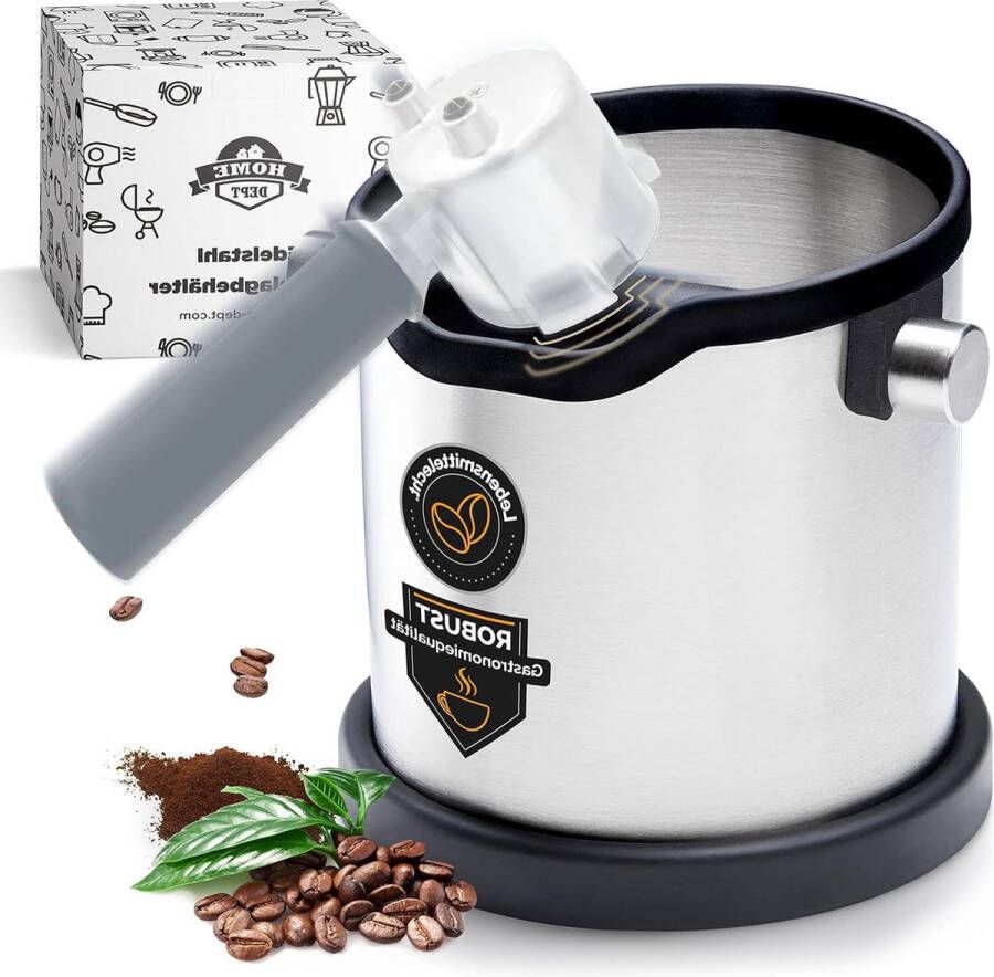 Afklophouder voor zeefhouder Roestvrij staal Barista accessoires Koffiedik Espresso Knock Box
