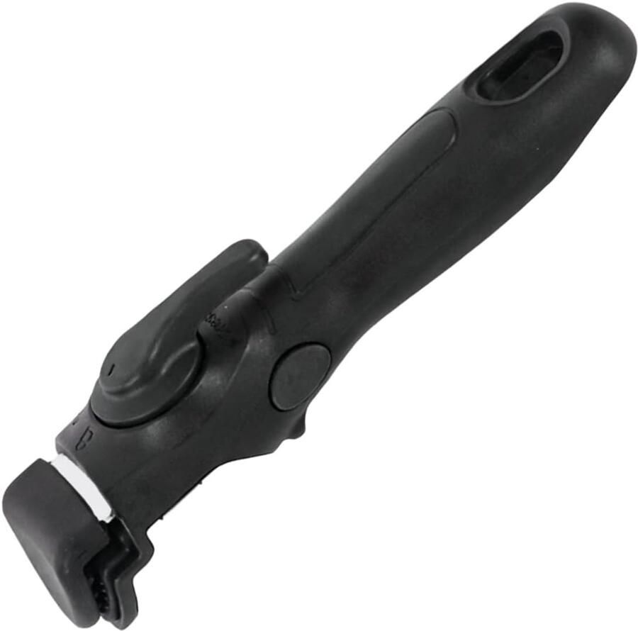 Afneembare Handgreep Pan Accessoire Veilig Koken Robuust Vergrendelingsontwerp 19.5 x 4 cm Zwart
