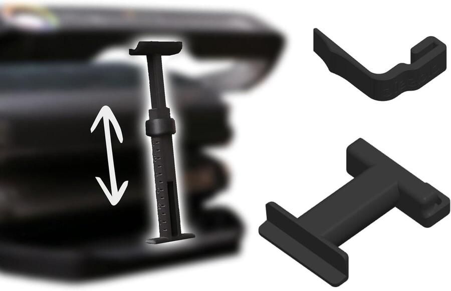 Afstandhouder Optigrill Grill Accessoire Gelijkmatig Grillen Verstelbare Spanwijdte 12-26 cm Zwart
