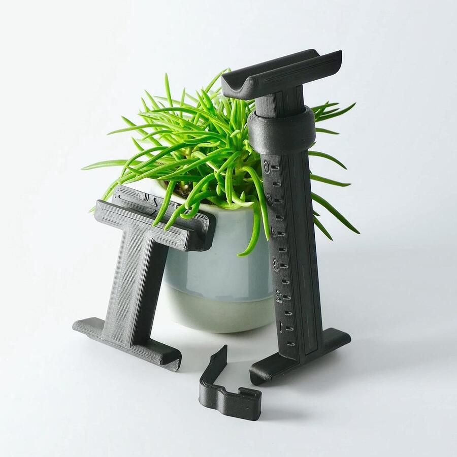 Afstandhouder Optigrill Grillhulp Spacer Kaas Smelten Voorkomt Verpletteren 12 x 6 x 25 cm Zwart