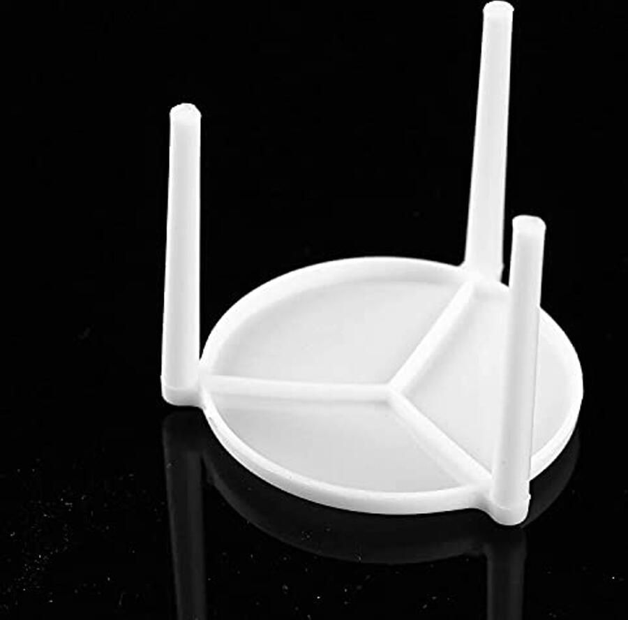 100 Stuks Pizza Tripods Ideale Standhouder voor Pizza Dozen en Verpakking Perfect voor Transport en Presentatie