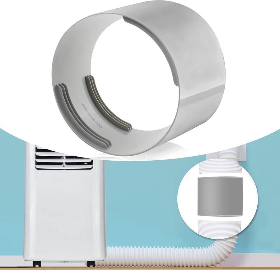 Afvoerslang voor airconditioning afvoerslang verbindingsstuk airconditioningsslangadapter Ø 130 mm flexibele pvc-slang bloedslang-aansluiting voor airconditioning afzuigkap 130 mm