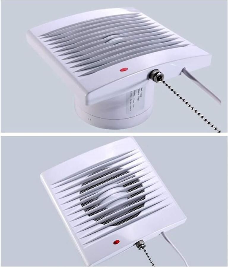 Afzuigkap 16W Ventilator Ruimte Ventileren Laag Geluidsniveau 120 mm Wit