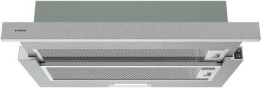 Afzuigkap 400 m³ h 60 cm breed inbouwbaar met 2 standen en LED-licht