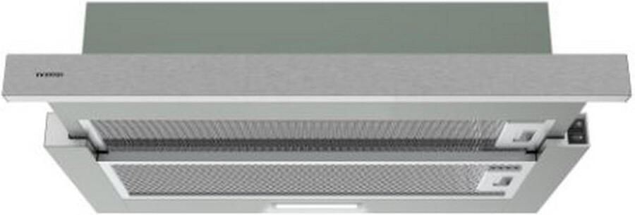 Afzuigkap 400 m³ h 60 cm breed inbouwbaar met 2 standen en LED-licht