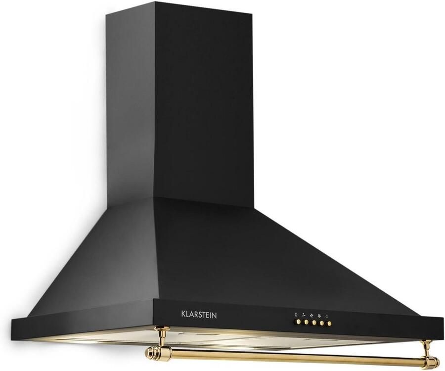 Afzuigkap 60 cm Wandmodel Krachtige Afzuiging tot 610 m³ u RVS 3 standen