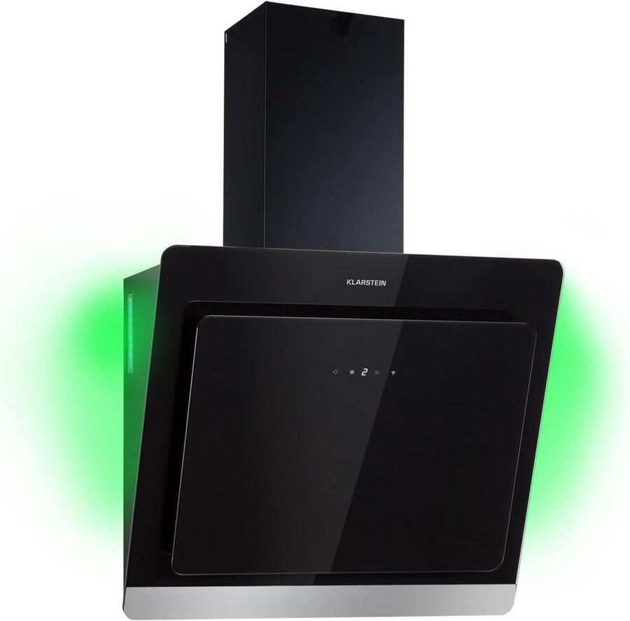 Afzuigkap 60 cm Wandmodel met WiFi en RGB Verlichting Krachtige Vluchtafvoer