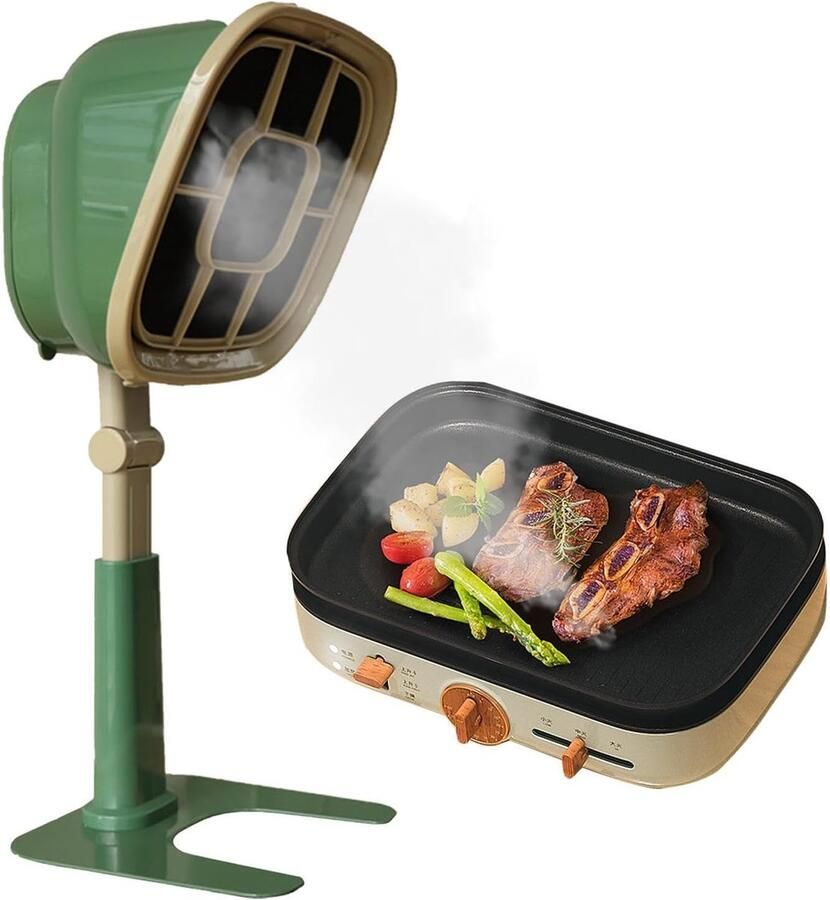 Afzuigkap Afzuigventilator Keuken Luchtfilteren Sterke Zuigkracht 382 cm Groen