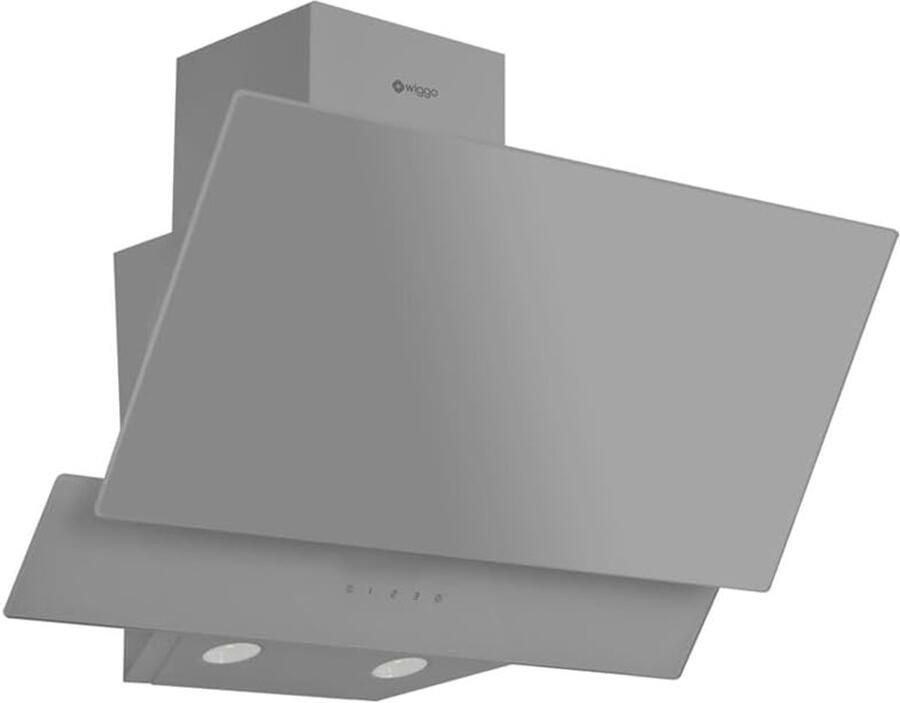 Afzuigkap Gebogen Wandmodel Keuken Frisse Keuken 5 Jaar Garantie 60 cm Grijs