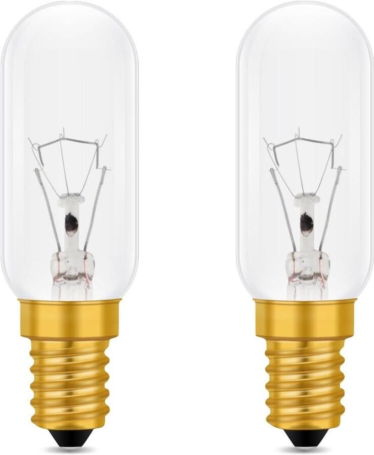 Afzuigkap Gloeilampen Kleine Edison Schroef Keuken Verlichting Dimbaar Warm Wit 2 Stuks Warm Wit