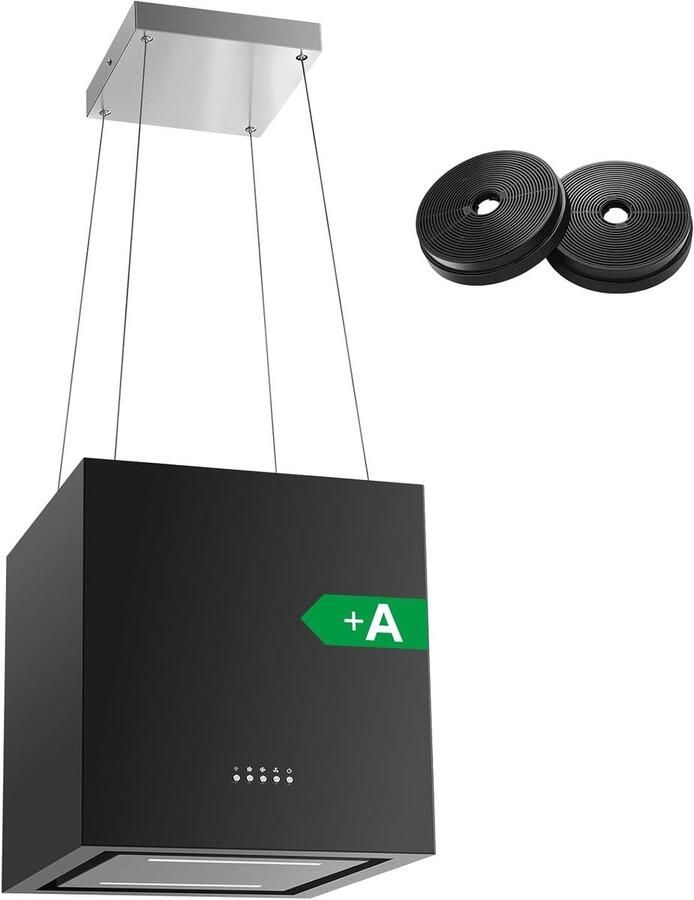 Afzuigkap Keukenventilatie Schone Lucht Krachtige Afzuiging 40 cm Zwart