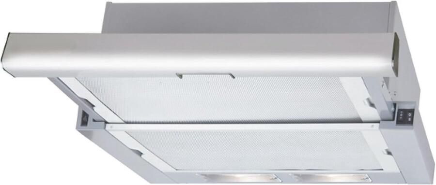 Afzuigkap Keukenventilator Frisse Keuken Uittrekbaar Telescoop 60cm Breed Roestvrij Staal