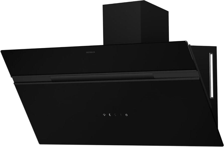 Afzuigkap Keukenventilator Verse Lucht 9 Kleuren LED 90 cm Zwart