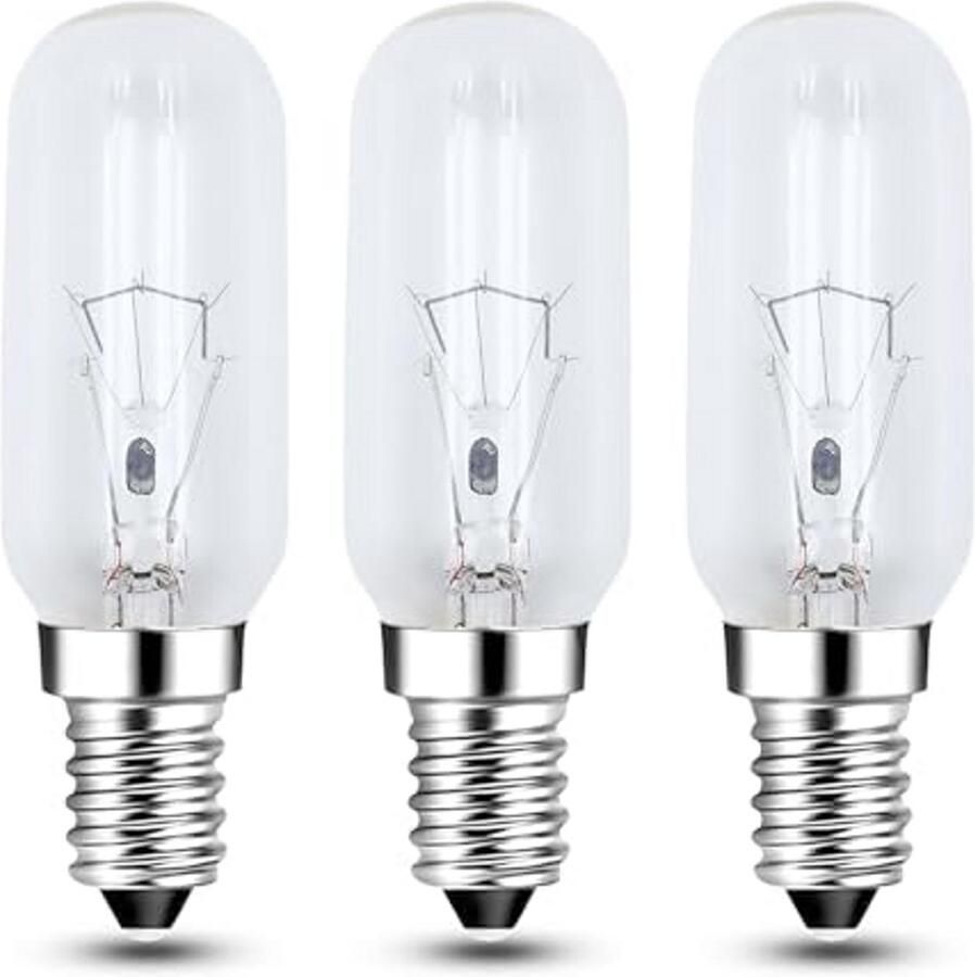 Afzuigkap Lamp Apparatenlamp Gloeilamp Koken Verlichten Warm Wit Licht 3 Stuks Helder Glas