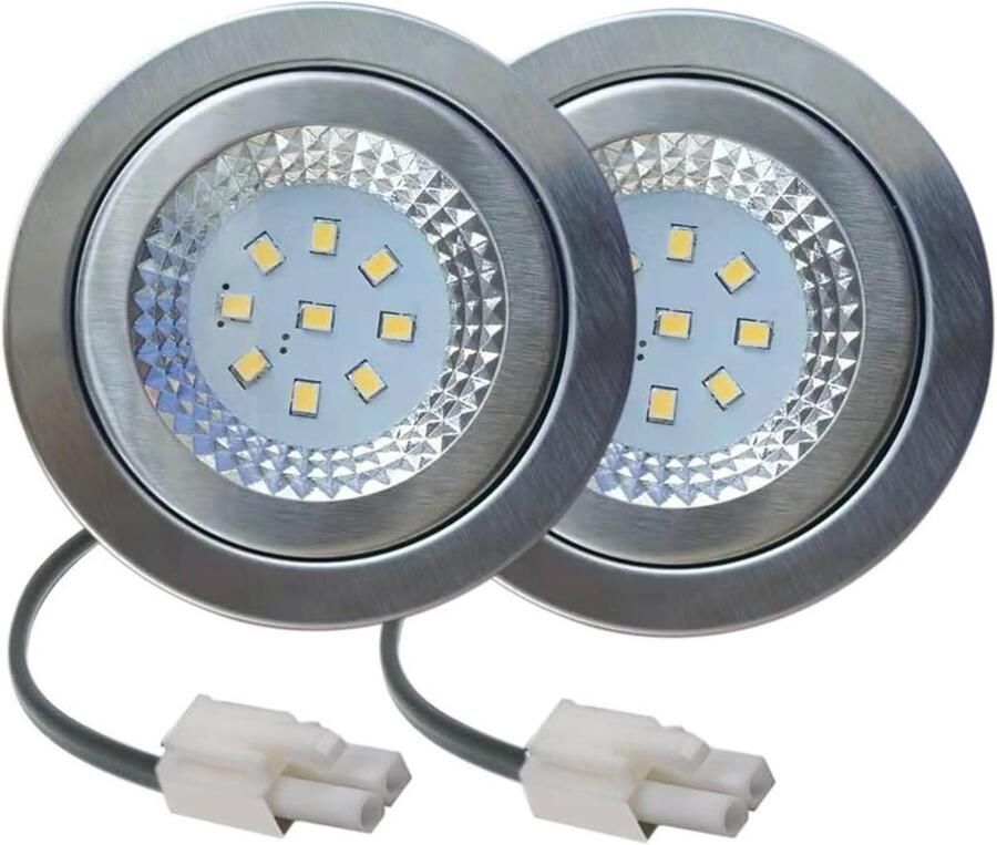 Afzuigkap Lamp Keukenlamp Rookafzuiger Koken Verlichten Energiezuinig LED 68 mm Wit