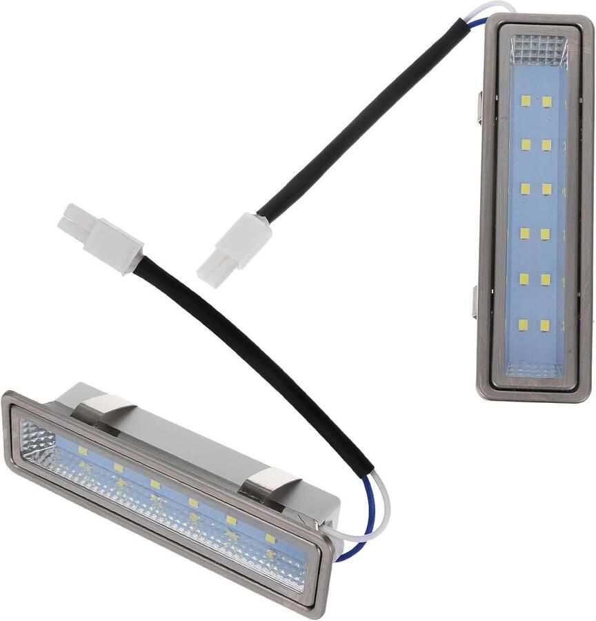 Afzuigkap Lamp Ventilator Verlichting Kookplaat Verlichten Hittebestendig Materiaal 2 Stuks Zilver