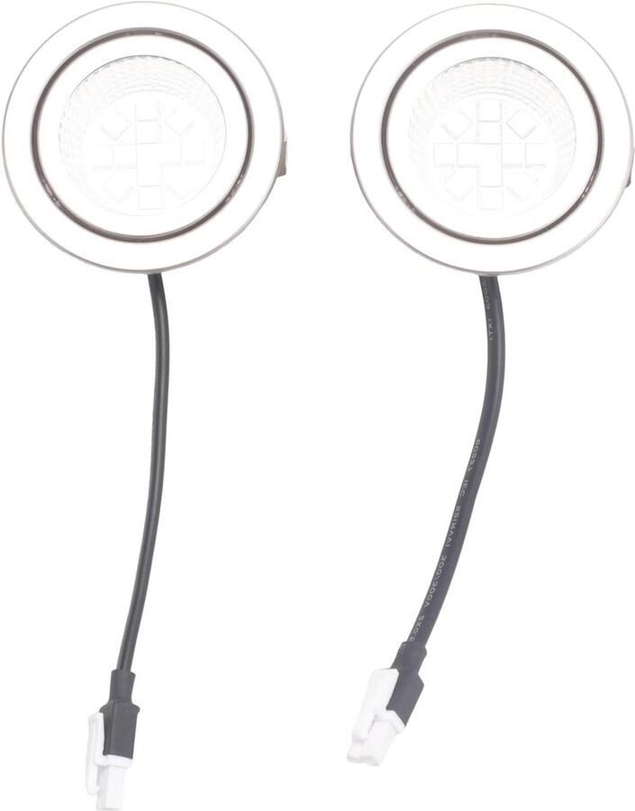 Afzuigkap Lampen Keukenlicht Vervanging Koken Verlichting 12V DC Compatibel 2 Stuks Wit