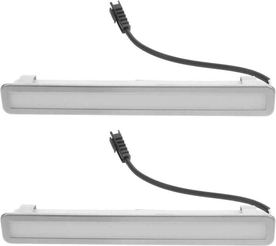 Afzuigkap Lampen Keukenverlichting Set Koken Verlichten Vlekbestendig Ontwerp 170 mm Zilver