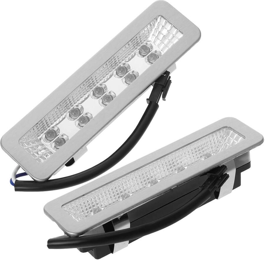 Afzuigkap Lampen Keukenverlichting Vervanging Veilig Koken Dubbele Rij LED 2 Stuks Zilver