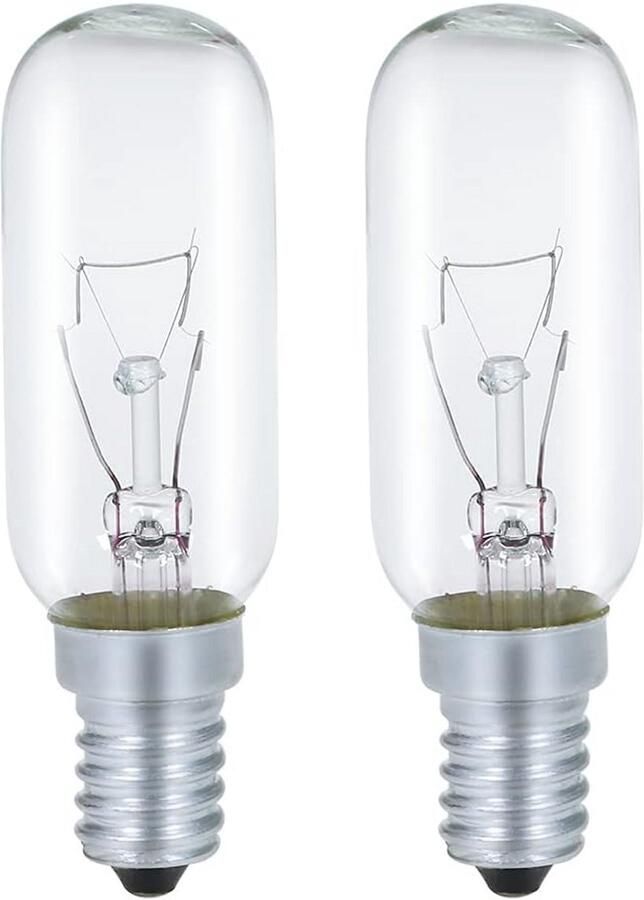 Afzuigkap Lampen Kleine Gloeilampen Keukenverlichting Warm Wit Licht 2 Stuks Transparant