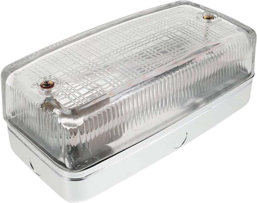 Afzuigkap Lampenkap Glazen Kap Lampvoet Keukenverlichting Mistbestendig Explosieveilig 25 x 12 x 10 cm Transparant