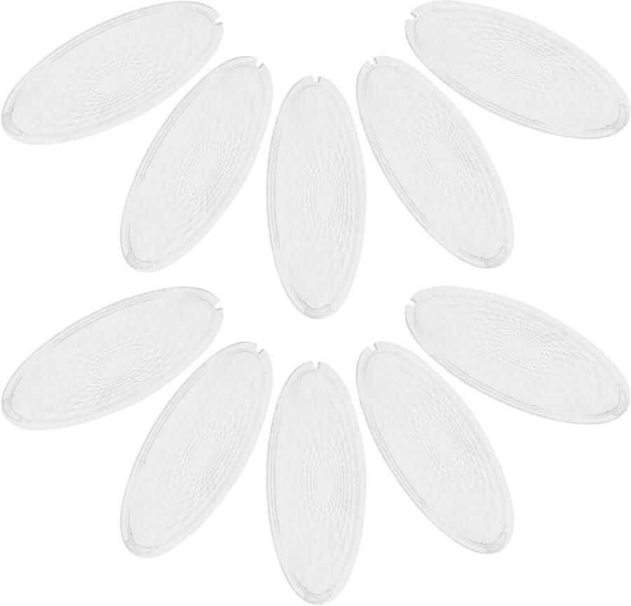 Afzuigkap Lampenkappen Lampenkap Vervanging Keuken Verlichting Oliebestendig Materiaal 12.4 cm Transparant