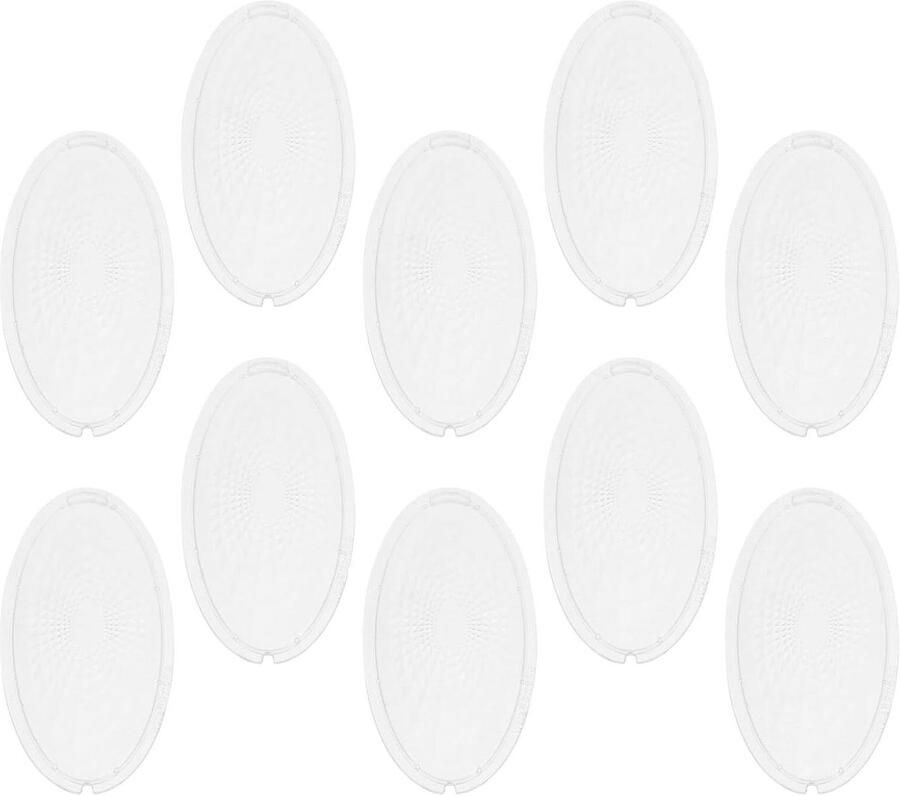 Afzuigkap Lampenkappen Lichtlens Covers Keuken Verbeterde Keukenverlichting Oliebestendig Transparant Materiaal 12.4 x 6.4 cm Transparant
