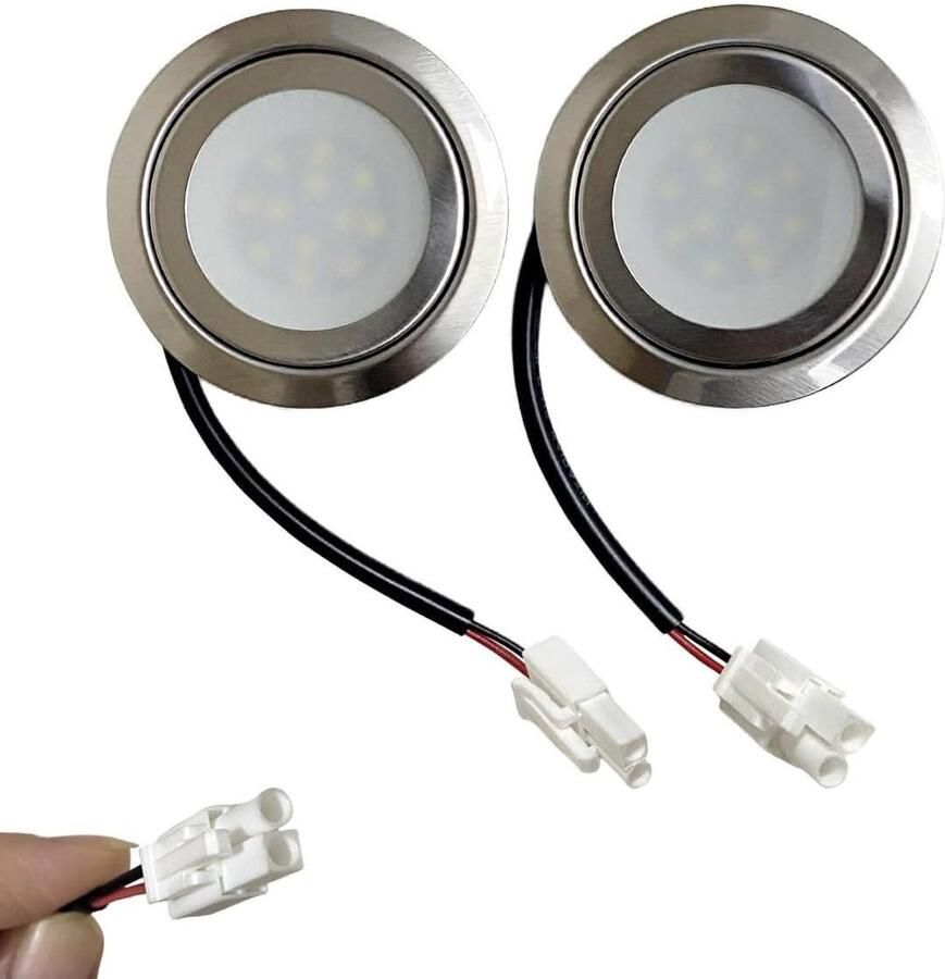 Afzuigkap LED Keukenverlichting Koken Verlichten Energiezuinig 68mm Warm Wit - Foto 1