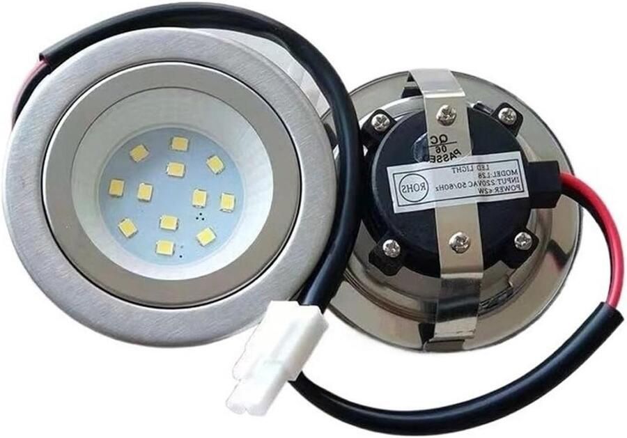 Afzuigkap LED Lamp Fornuis Verlichting Koken Verlichten Dubbele Spanning 55mm Gat Warm Wit